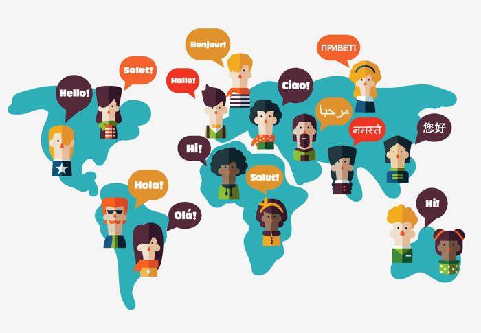 linguas do mundo e idiomas, as 10 linguas mais faladas no mundo por número total de falantes, Inglês, Chinês Mandarim, Hindi, Espanhol, Francês, Árabe, Bengali, Português, Russo, Urdu