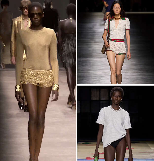Tendência Moda 2024 - Tendência 8 - Exibindo as pernas: tendência quente de 2024 - tendências de moda