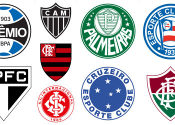 Top 10 escudos de times do Brasileirão