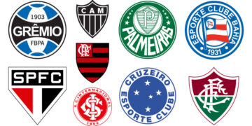 Top 10 escudos de times do Brasileirão