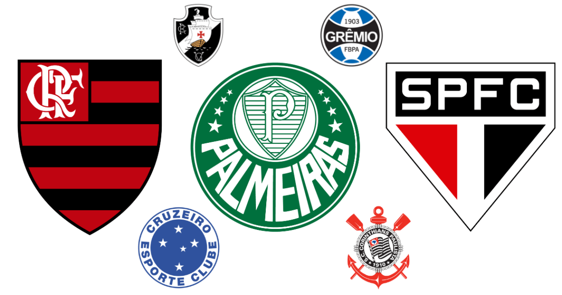 Top 10 maiores times do Brasil em títulos