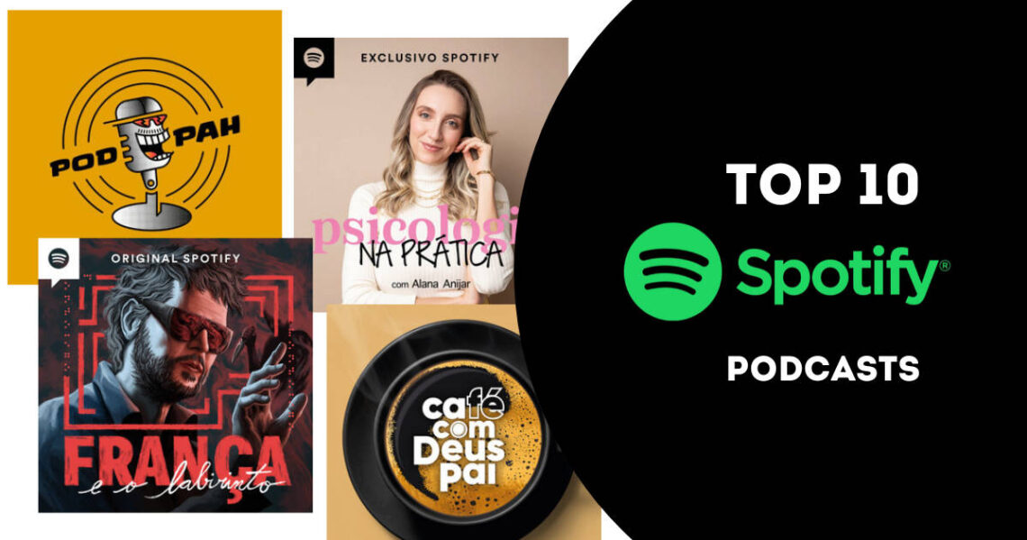Top 10 melhores podcasts do Spotify