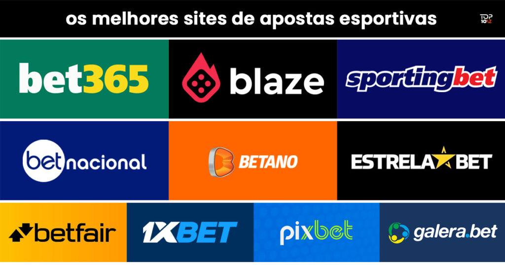 Top 10 melhores sites de apostas esportivas do Brasil (sites bet), bet365 Blaze Sportingbet Betano Estrela Bet Betfair Bet Nacional 1xBet Galera Bet Pixbet Bodog Betway bwin