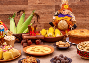 Comidas típicas de Festa Junina: canjica, bolo de milho, paçoca e outras delícias