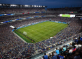 Estádio lotado durante a Copa do Mundo 2026 com torcedores de várias seleções